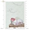 róża, filiżanki, filiżanka, kawa, stolik, ciastko, wazon, korale. Autorka grafik: Magda Stanczew, R869, rose, cups, teacup, coffee, table, cake, vase, beads, Rose, Tassen, Teetasse, Kaffee, Tisch, Kuchen, Vase, Perlen, rosa, tazas, taza de té, café, mesa,